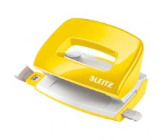 Mini děrovač Leitz NeXXt WOW 5060 žlutý 10 listů