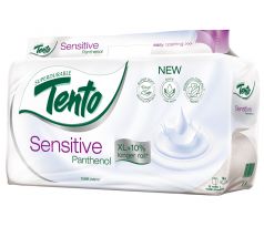 Papír toaletní TENTO Sensitive Panthenol 3-vrstvý / 8 ks,  Panthenol