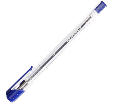 Pero kuličkové Kores K11 trojhranné 1 mm, modré