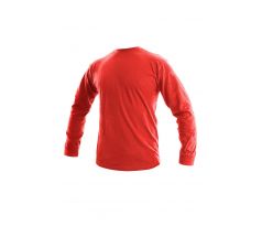 Tričko PETR, pánské, dlouhý rukáv, červené vel. M