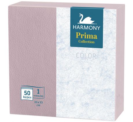 Ubrousky Harmony Color 33 x 33 cm  fialové / 50 ks