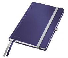 Zápisník Leitz Style A5 tvrdé desky linkovaný titanově modrý