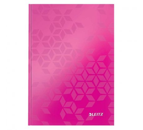 Zápisník Leitz WOW A5 linkovaný růžový