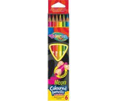 Pastelky trojhranné Colorino 6 neonových barev