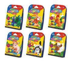 Modelína Colorino Fun dough Farma 12 ks (6 motivů po 2 ks)