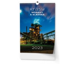 Kalendář nástěnný A3 Krásy Moravy a Slezska