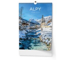 Kalendář nástěnný A3 Alpy