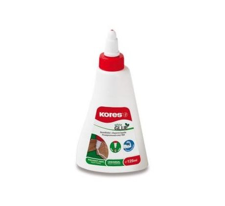 Lepidlo KORES White Glue 125 ml (bílé)