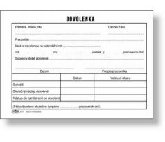 Dovolenka A6, blok 100 L