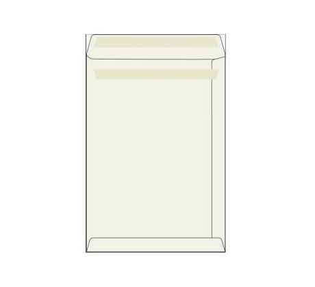 Poštovní taška B4 bílá rec. samolepicí, 250 x 353, 250 ks