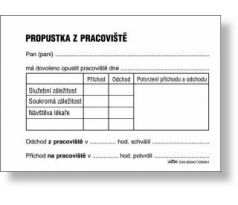 Propustka A7, blok 100 L