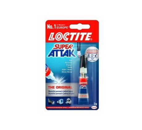 Lepidlo vteřinové Loctite SUPER BOND Original, 4 g