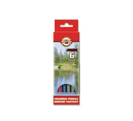 Pastelky KIN Jumbo 3371/6 Omega silné