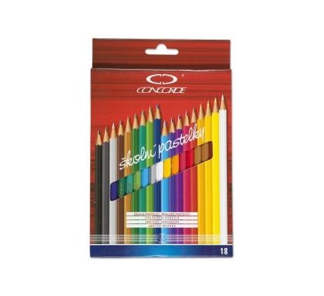 Pastelky Concorde Classic 18 ks Volfík