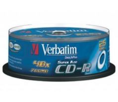 CD -R VERBATIM cake box, 52x, 25 ks