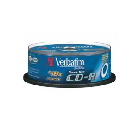 CD -R VERBATIM cake box, 52x, 25 ks
