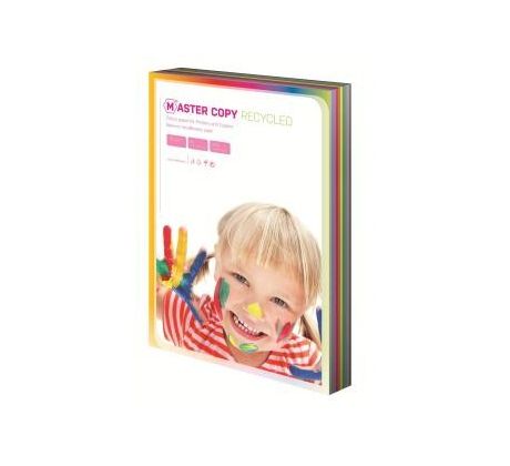 Papír kopírovací EKO colour Master A4, 80g duha mix 10 barev - 500 listů