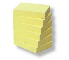 Blok samolepicí Post-it 51 x 38 mm/6 ks žlutý recyklovaný