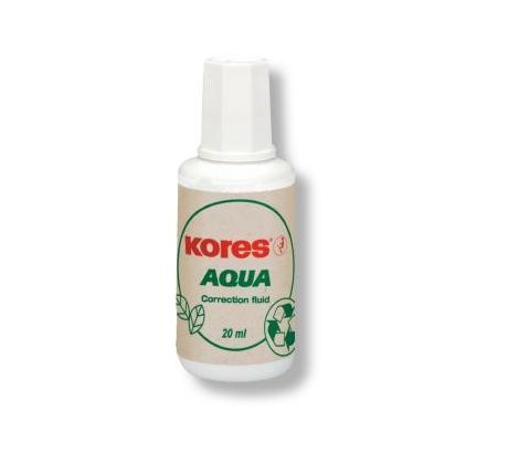 Opravný lak KORES Aqua 20 ml se štětečkem