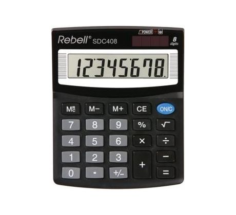 Kalkulačka Rebell SDC 408 BX stolní / 8 míst