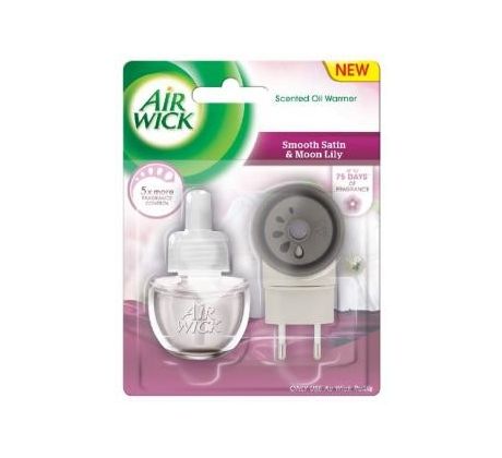 Airwick electric komplet Jemný satén&Lilie 19ml