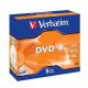 DVD -R VERBATIM 4,7 GB, jewel box, 16x, 5 ks