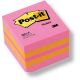Blok samolepicí Post-it 51 x 51 mm růžový neon