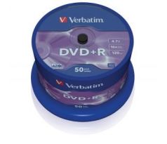 DVD +R VERBATIM 4,7 GB, cake box /50 ks