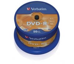 DVD -R VERBATIM 4,7 GB, cake box, 43548, 16x, 50-pac