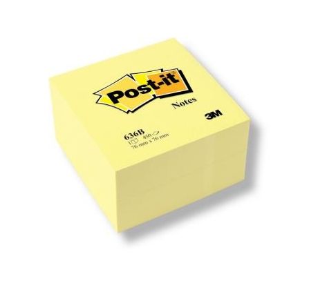 Blok samolepicí Post-it 76 x 76 mm žlutý 450 listů