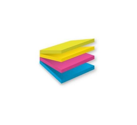 Blok samolepicí Post-it Easy select 76 x 76 mm/4 ks neon