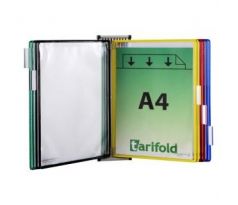 Tarifold – nástěnný držák A4 + 10 kapes mix barev