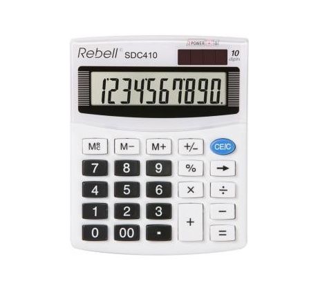 Kalkulačka Rebell SDC 410 stolní / 10 míst