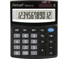 Kalkulačka Rebell SDC 412 stolní / 12 míst