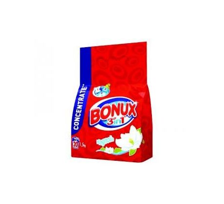 Prášek na praní BONUX 1,5 kg bílé prádlo