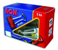 Klip BINDER 19 mm / 5 ks barevný