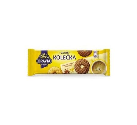 Zlaté kolečka máslová, mléčná čokoláda 146g