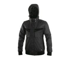 Bunda IRVINE, dámská, zimní, šedo-černá vel. 2XL