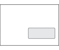Obálka C5 samolepicí s okénkem vpravo dole