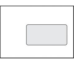 Obálka C6 samolepicí  s okénkem, s KP, VT, 1000 ks, 114 x 162
