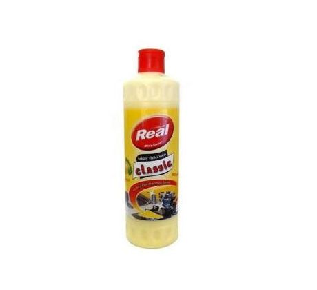 REAL classic tekutý písek 600 g kulatá lahev citron