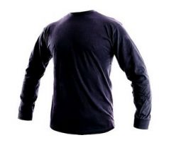 Tričko PETR, pánské, dlouhý rukáv, tmavě modré vel. 3XL