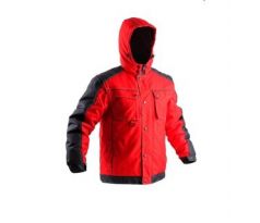 Bunda IRVINE, pánská, zimní, 2v1, červeno-černá vel. 2XL