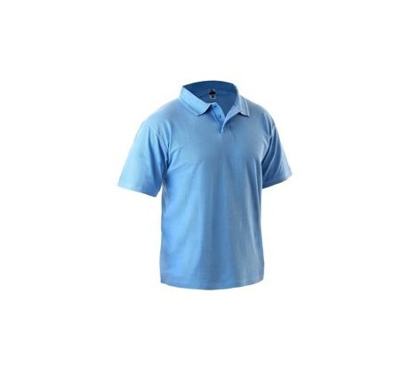 Polokošile MICHAEL, pánská, krátký rukáv, nebesky modrá vel. 2XL