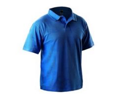 Polokošile MICHAEL, pánská, krátký rukáv, středně modrá vel. 3XL