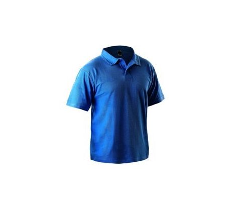 Polokošile MICHAEL, pánská, krátký rukáv, středně modrá vel. 3XL