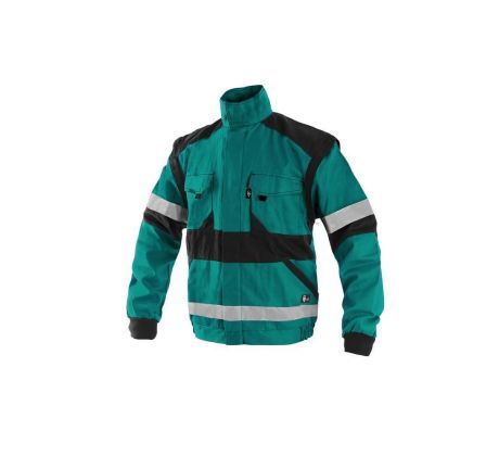 Blůza LUXY BRIGHT, pánská, reflexní, zeleno-černá vel. 48