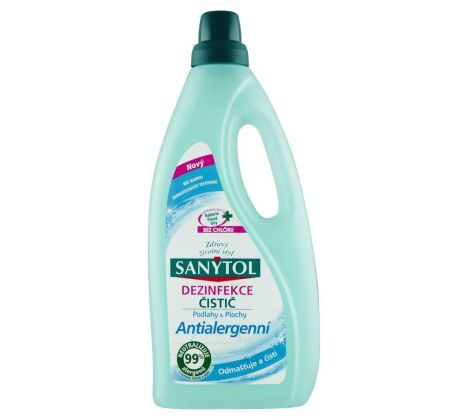 Sanytol antialergenní univerzální čistič na podlahy a plochy 1l