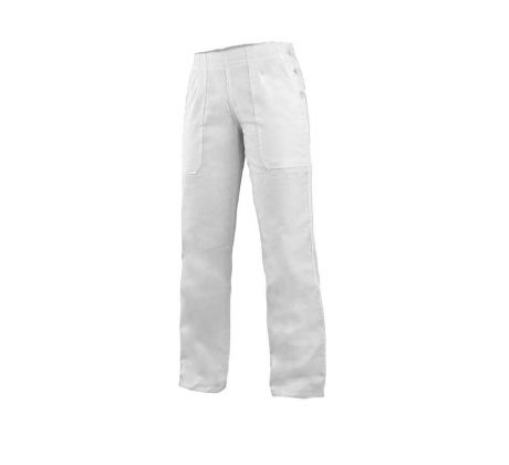 Kalhoty DARJA, dámské, bílé, pas do gumy vel. 50