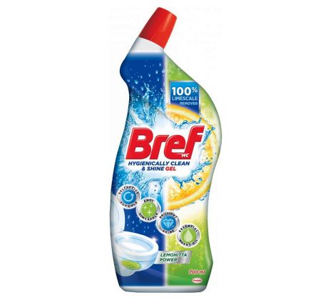 Bref Power Aktiv WC gel 700 ml Lemoni